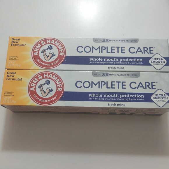 ARM & HAMMER TOOTHPASTE  PACK OF 2 - Picture 1 of 4